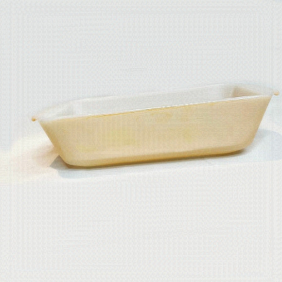 𝅺COPY - Peach Luster Anchor 7 Hocking Pyrex Baking Dish - Picture 1 of 8